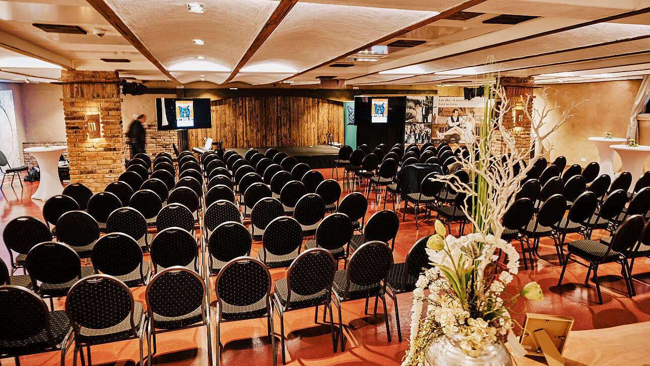 Sitzreihen im Kaisersaal