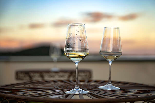 Bronzeweinverkostung im Wohnpark Graz-Gösting