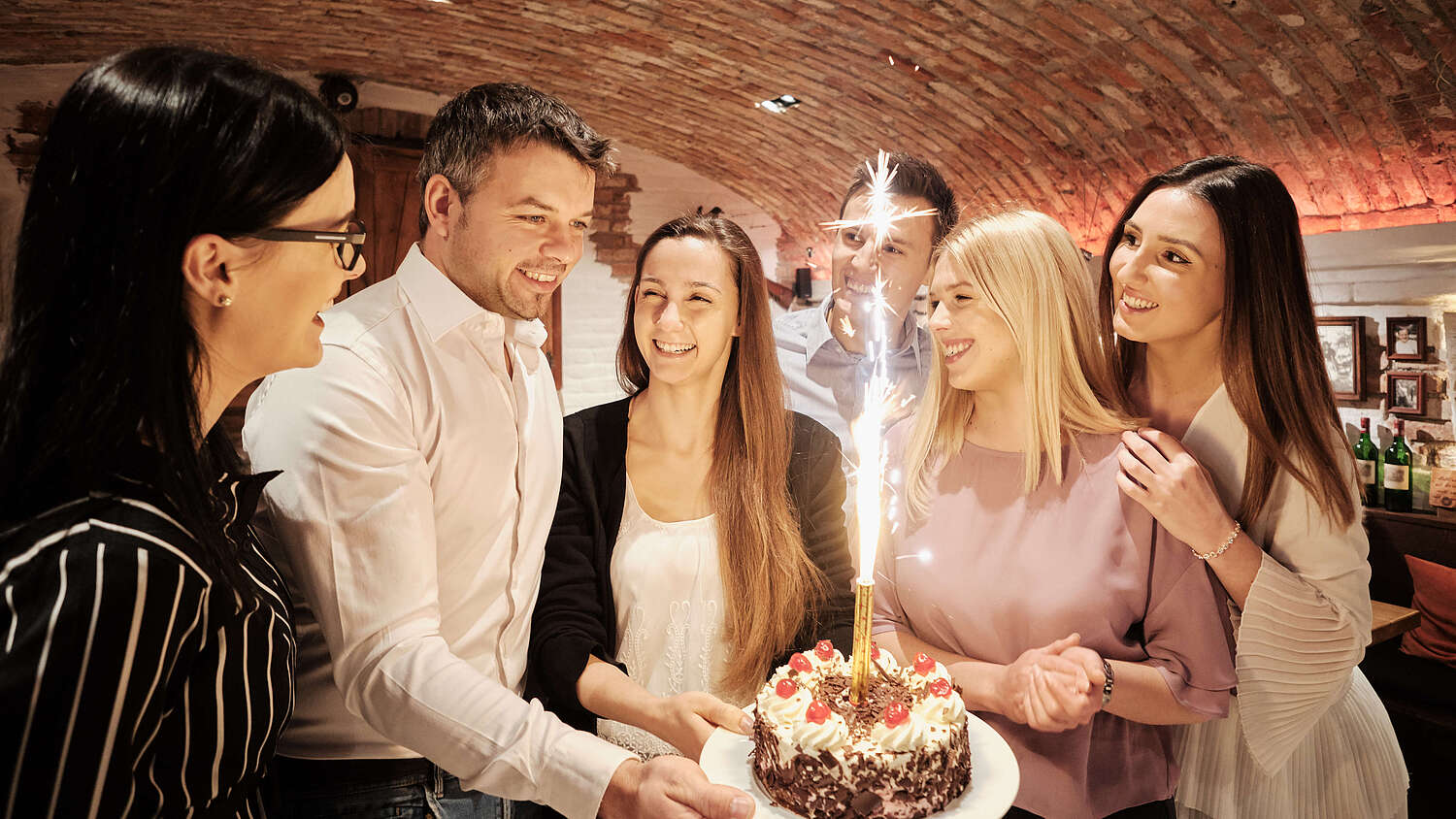 Geburtstagsfeier in der Fürsten Stub'n im Weinkeller