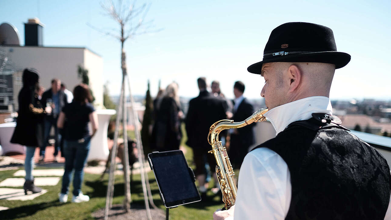 Feiern über den Dächern von Graz