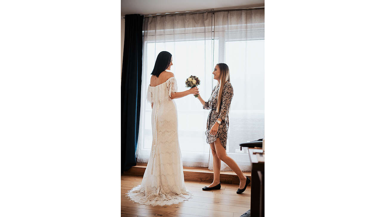 Vorbereitung der Braut