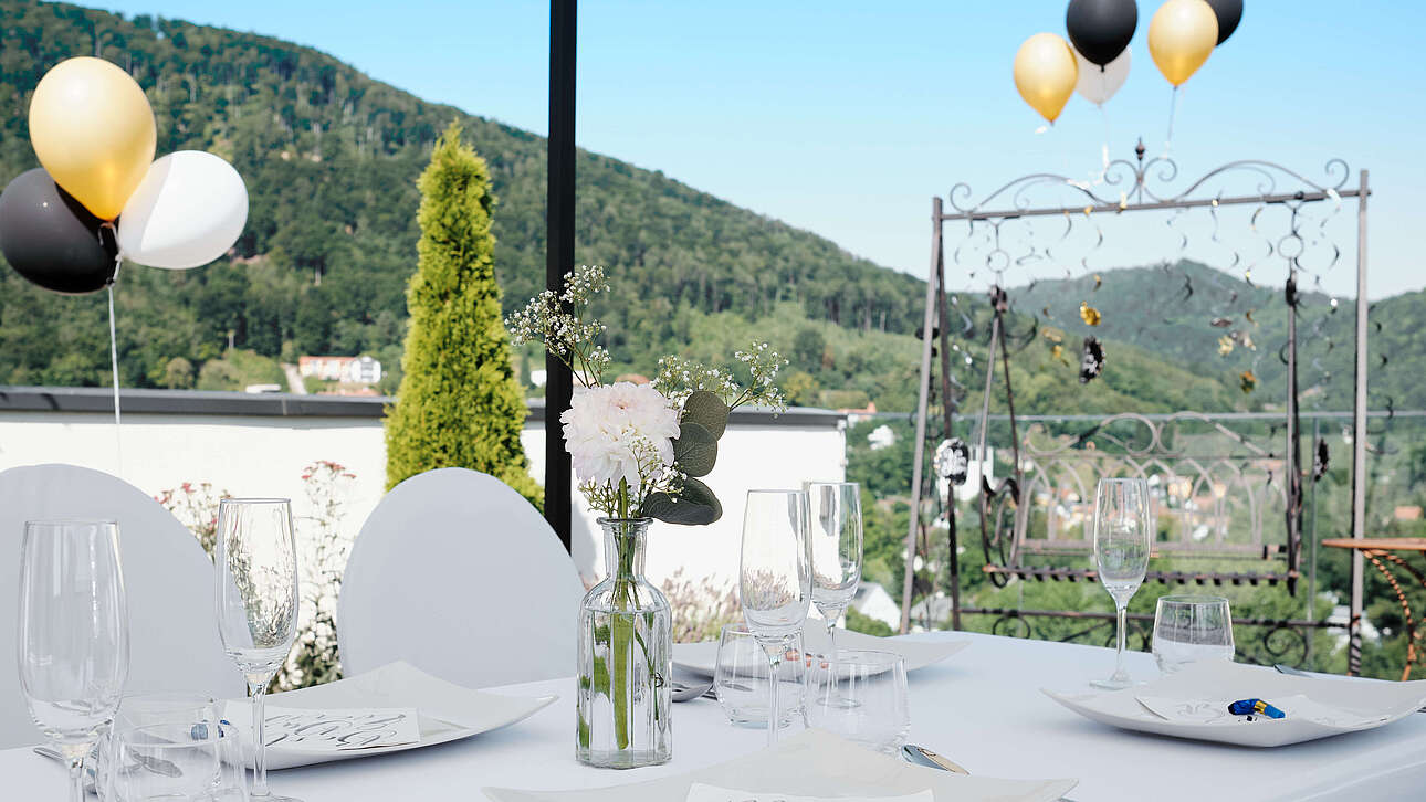 Feiern über den Dächern von Graz